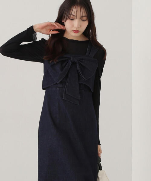 PROPORTION BODY DRESSING(プロポーションボディドレッシング)の「シアーカットソー / 1215160200(Tシャツ/カットソー・レディース・ピンク/ブラック/ホワイト系その他・FREE)」の9枚目の写真