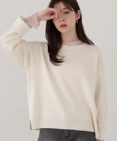 PROPORTION BODY DRESSING(プロポーションボディドレッシング)の「シアーカットソー / 1215160200(Tシャツ/カットソー・レディース・ピンク/ブラック/ホワイト系その他・FREE)」の19枚目の写真