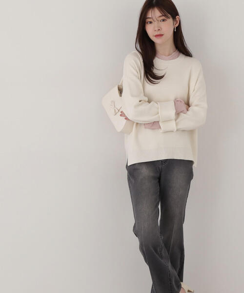 PROPORTION BODY DRESSING(プロポーションボディドレッシング)の「シアーカットソー / 1215160200(Tシャツ/カットソー・レディース・ピンク/ブラック/ホワイト系その他・FREE)」の21枚目の写真