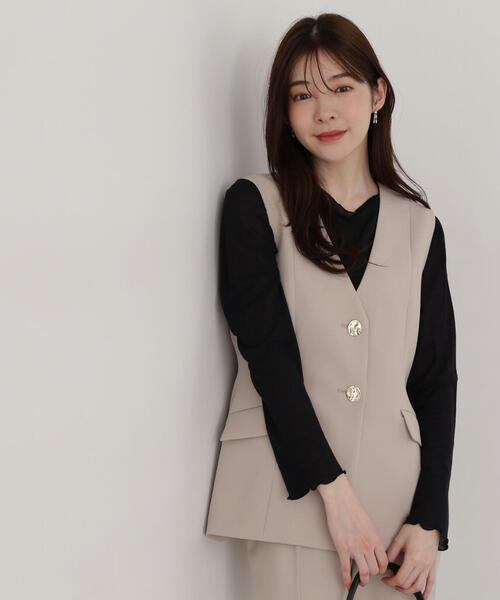 PROPORTION BODY DRESSING(プロポーションボディドレッシング)の「シアーカットソー / 1215160200(Tシャツ/カットソー・レディース・ピンク/ブラック/ホワイト系その他・FREE)」の2枚目の写真