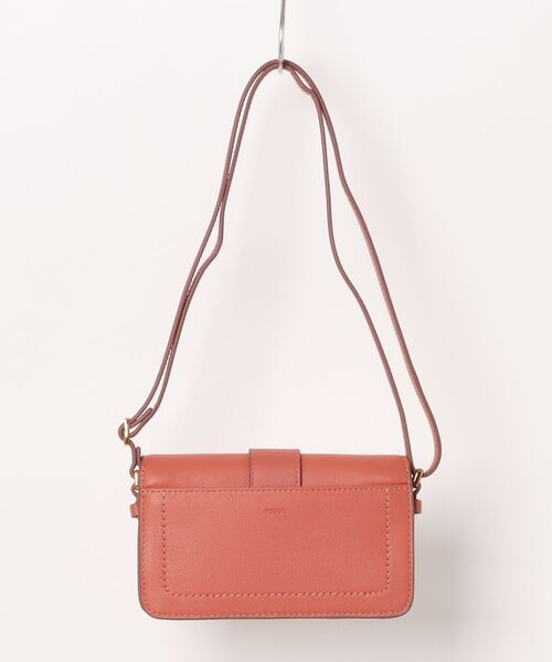 FOSSIL(フォッシル)の「フォッシル 斜めがけバッグ レディース レザー レッド スマホ収納可 ZB1937604(ハンドバッグ・レディース・レッド・FREE)」の4枚目の写真