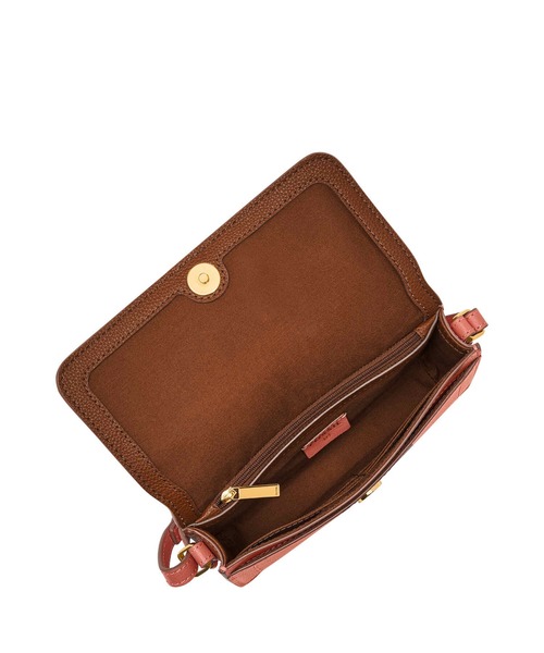 FOSSIL(フォッシル)の「フォッシル 斜めがけバッグ レディース レザー レッド スマホ収納可 ZB1937604(ハンドバッグ・レディース・レッド・FREE)」の2枚目の写真