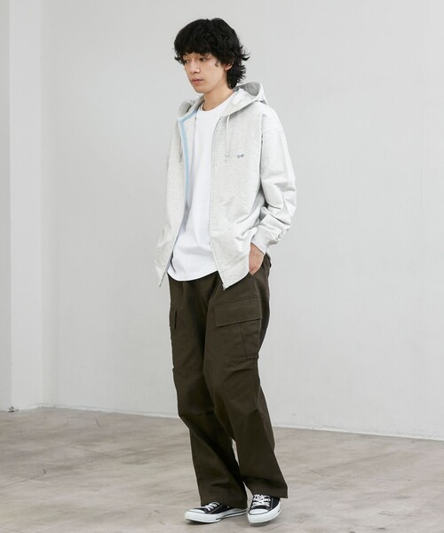 PENNEYS（ぺニーズ）の「Penneys（ぺニーズ）別注クリアコットンジップアップパーカー（パーカー・メンズ・ネイビー/ホワイト/ライトグレー・M/L/XL）」の10枚目の写真