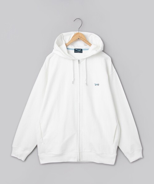 PENNEYS（ぺニーズ）の「Penneys（ぺニーズ）別注クリアコットンジップアップパーカー（パーカー・メンズ・ネイビー/ホワイト/ライトグレー・M/L/XL）」の14枚目の写真