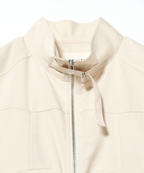 Ray BEAMS（レイビームス）の「スタンドカラー ベスト（ベスト・レディース・オフホワイト/ブラック・ONE SIZE）」の20枚目の写真