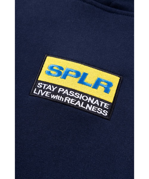 SPLR（エス・ピー・エル・アール）の「フーディー｜Label Logo Hoodie｜SPLR（パーカー・メンズ・ブラック/ネイビー・S/M/L/XL/XXL）」の11枚目の写真