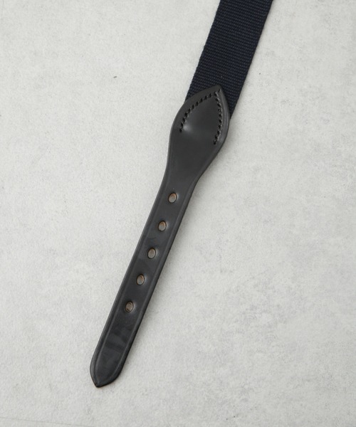 NANO universe（ナノユニバース）の「Martin Faizey/Breedon End Webbing Belt（ベルト・メンズ・ブラック・34/32）」の4枚目の写真