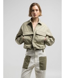 REPLAY（リプレイ）の「マキシポケット付きクロップドジャケット（その他アウター）」