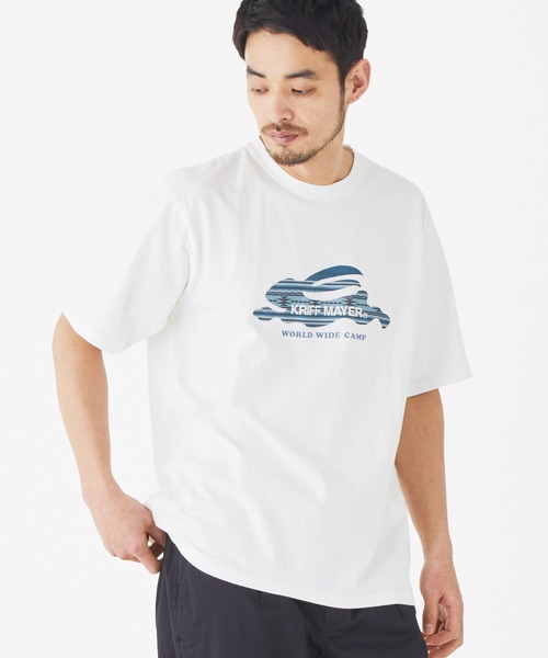 KRIFF MAYER（クリフメイヤー）の「フライングラビット柄ロゴT（Tシャツ/カットソー・メンズ・グレー/オフホワイト/イエロー/ブルー/コーラル/チャコール・LARGE/X-LARGE/MEDIUM）」の2枚目の写真