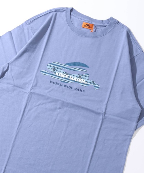 KRIFF MAYER（クリフメイヤー）の「フライングラビット柄ロゴT（Tシャツ/カットソー・メンズ・グレー/オフホワイト/イエロー/ブルー/コーラル/チャコール・LARGE/X-LARGE/MEDIUM）」の5枚目の写真