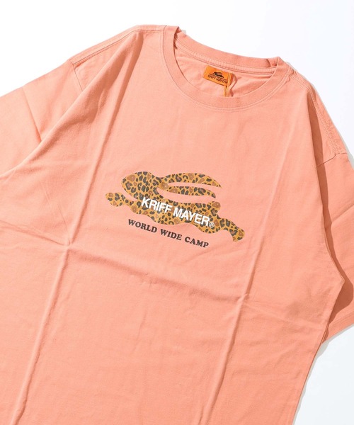 KRIFF MAYER（クリフメイヤー）の「フライングラビット柄ロゴT（Tシャツ/カットソー・メンズ・グレー/オフホワイト/イエロー/ブルー/コーラル/チャコール・LARGE/X-LARGE/MEDIUM）」の6枚目の写真