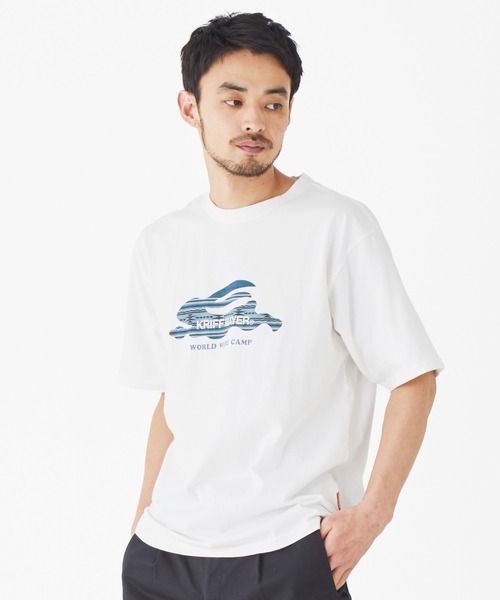 KRIFF MAYER（クリフメイヤー）の「フライングラビット柄ロゴT（Tシャツ/カットソー・メンズ・グレー/オフホワイト/イエロー/ブルー/コーラル/チャコール・LARGE/X-LARGE/MEDIUM）」の14枚目の写真