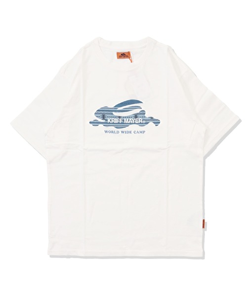 KRIFF MAYER（クリフメイヤー）の「フライングラビット柄ロゴT（Tシャツ/カットソー・メンズ・グレー/オフホワイト/イエロー/ブルー/コーラル/チャコール・LARGE/X-LARGE/MEDIUM）」の7枚目の写真