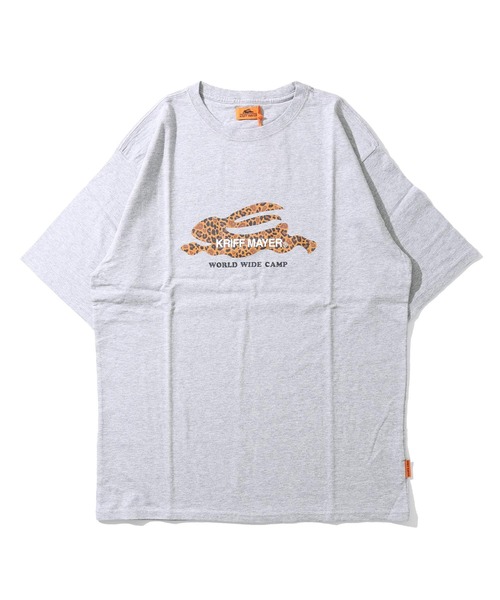KRIFF MAYER（クリフメイヤー）の「フライングラビット柄ロゴT（Tシャツ/カットソー・メンズ・グレー/オフホワイト/イエロー/ブルー/コーラル/チャコール・LARGE/X-LARGE/MEDIUM）」の8枚目の写真