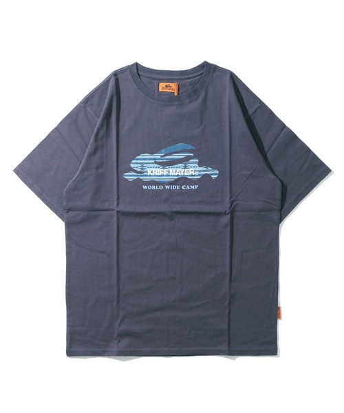 KRIFF MAYER（クリフメイヤー）の「フライングラビット柄ロゴT（Tシャツ/カットソー・メンズ・グレー/オフホワイト/イエロー/ブルー/コーラル/チャコール・LARGE/X-LARGE/MEDIUM）」の9枚目の写真