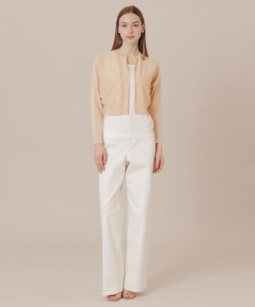 MACKINTOSH LONDON（マッキントッシュ ロンドン）の「2WAYドルマンカーディガン（カーディガン/ボレロ・レディース・ネイビー/ベージュ・FREE）」の4枚目の写真