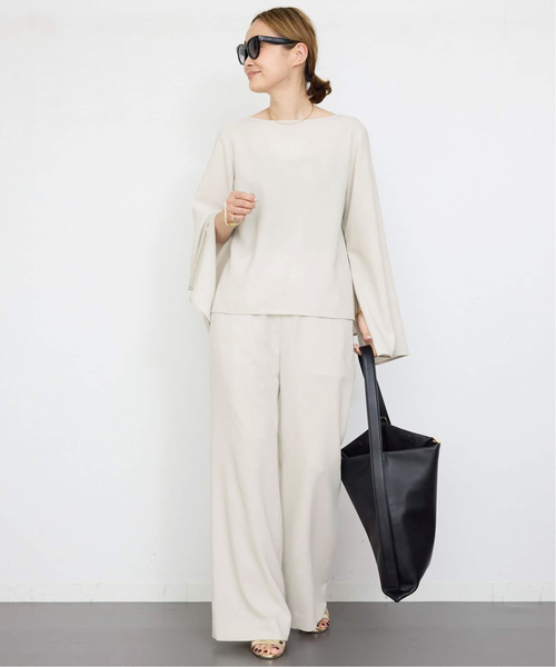 Deuxieme Classe（ドゥーズィエムクラス）の「*Sofia イージーパンツ（スラックス・レディース・ブラック/ベージュ/ネイビー・34/36/38）」の19枚目の写真