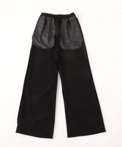 Deuxieme Classe スラックス 黒 0204124L0037 Deuxieme Classe 「Deuxieme Classe」 スラックス 34 ブラック
