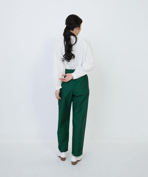 LOISIR（ロワズィール）の「コットンアジャスター付きパンツ（その他パンツ・レディース・グリーン/キナリ・MT/M）」の7枚目の写真