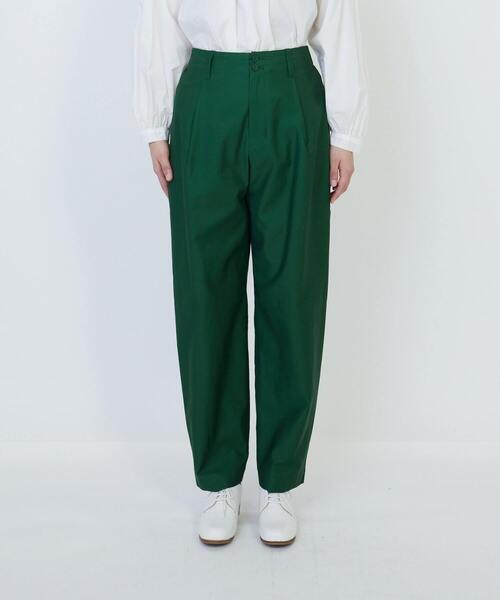 LOISIR（ロワズィール）の「コットンアジャスター付きパンツ（その他パンツ・レディース・グリーン/キナリ・MT/M）」の14枚目の写真