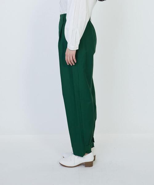 LOISIR（ロワズィール）の「コットンアジャスター付きパンツ（その他パンツ・レディース・グリーン/キナリ・MT/M）」の15枚目の写真