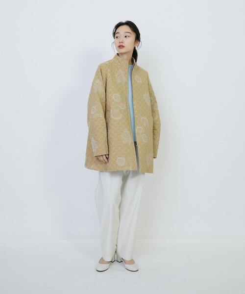 LOISIR（ロワズィール）の「コットンアジャスター付きパンツ（その他パンツ・レディース・グリーン/キナリ・MT/M）」の17枚目の写真