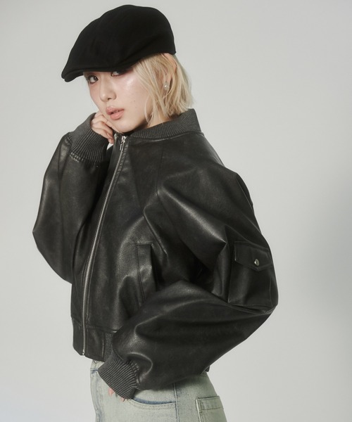 ENVYM（アンビー）の「ベーシックハンチングキャップ（ハンチング/ベレー帽・レディース・グレー/ブラック・FREE）」の19枚目の写真