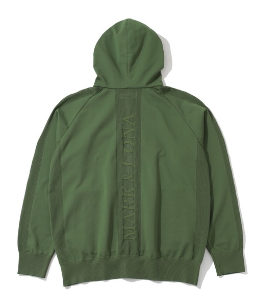 MARK & LONA パーカー MARK&LONA｜【手洗い可】フロントジップパーカー