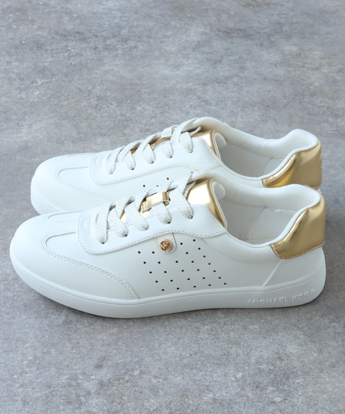 MICHAEL KORS（マイケルコース）の「【MICHAEL KORS/マイケルコース】JEM SCOTTY/ジェム スコッティ レースアップ スニーカー（スニーカー・レディース・ホワイト×シルバー/ホワイト×ゴールド/ゴールド系その他・22.5cm/23.0cm/23.5cm/17.0cm/18.0cm/19.0cm/22.0cm/20.0cm/21.0cm）」の11枚目の写真