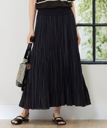 ハンドワッシャープリーツ スカート