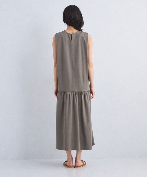 セール】［size SHORT/TALLあり］シンプルリフトワンピース -UV