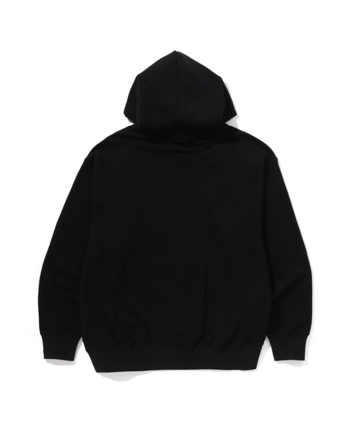 A BATHING APE（アベイシングエイプ）の「STUDDED APE HEAD RELAXED FIT PULLOVER HOODIE（パーカー・メンズ・ブラック/バーガンディー・SMALL/MEDIUM/LARGE/X-LARGE/XX-LARGE）」の3枚目の写真