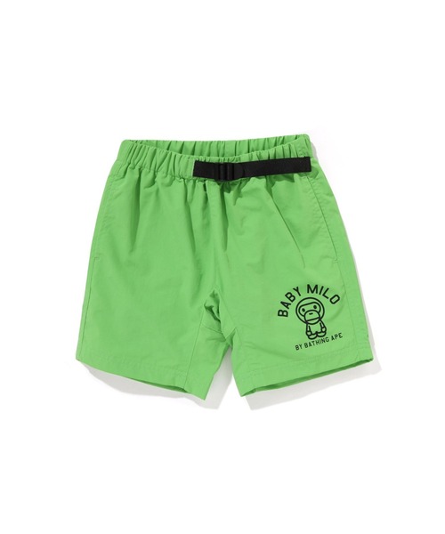 A BATHING APE（アベイシングエイプ）の「BABY MILO CLIMBING SHORTS（その他パンツ・キッズ・ブラック/ベージュ/グリーン・100/130/110/120/90/140）」の3枚目の写真