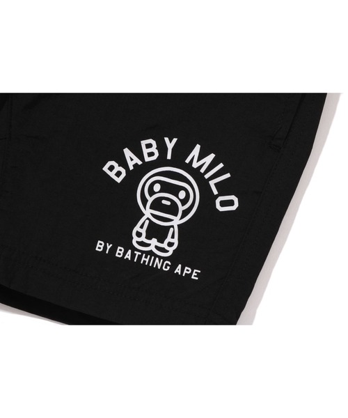 A BATHING APE（アベイシングエイプ）の「BABY MILO CLIMBING SHORTS（その他パンツ・キッズ・ブラック/ベージュ/グリーン・100/130/110/120/90/140）」の7枚目の写真