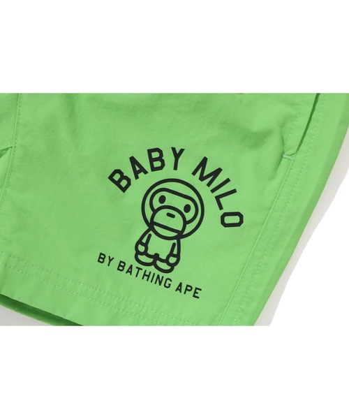 A BATHING APE（アベイシングエイプ）の「BABY MILO CLIMBING SHORTS（その他パンツ・キッズ・ブラック/ベージュ/グリーン・100/130/110/120/90/140）」の9枚目の写真