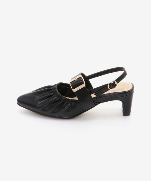 MAJESTIC LEGON（マジェスティックレゴン）の「ふかふかフィットギャザーミュール（その他シューズ・レディース・アイボリー/ブラック・SMALL/MEDIUM/LARGE/X-LARGE）」の19枚目の写真