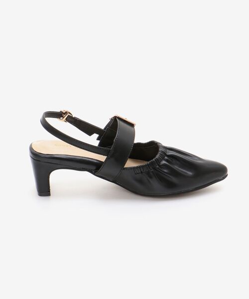 MAJESTIC LEGON（マジェスティックレゴン）の「ふかふかフィットギャザーミュール（その他シューズ・レディース・アイボリー/ブラック・SMALL/MEDIUM/LARGE/X-LARGE）」の20枚目の写真