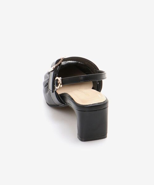 MAJESTIC LEGON（マジェスティックレゴン）の「ふかふかフィットギャザーミュール（その他シューズ・レディース・アイボリー/ブラック・SMALL/MEDIUM/LARGE/X-LARGE）」の21枚目の写真