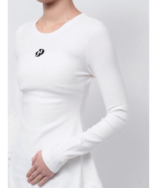 GYDA(ジェイダ)の「GDフレアワンピース(ワンピース・レディース・ブラック/オフホワイト/グレー・FREE)」の14枚目の写真