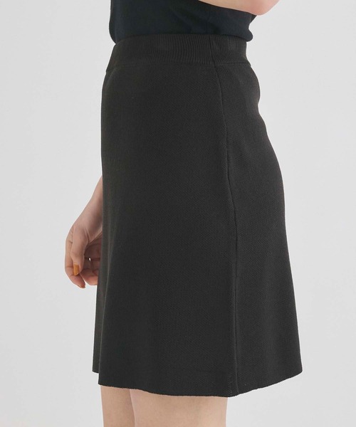 Edit Sheen（エディットシーン）の「ベーシックニットミニスカート（スカート・レディース・ベージュ/ブラック・M）」の16枚目の写真