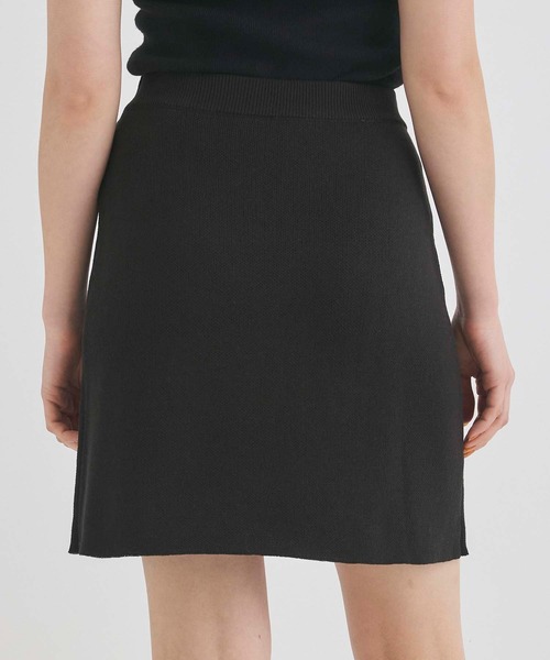 Edit Sheen（エディットシーン）の「ベーシックニットミニスカート（スカート・レディース・ベージュ/ブラック・M）」の17枚目の写真