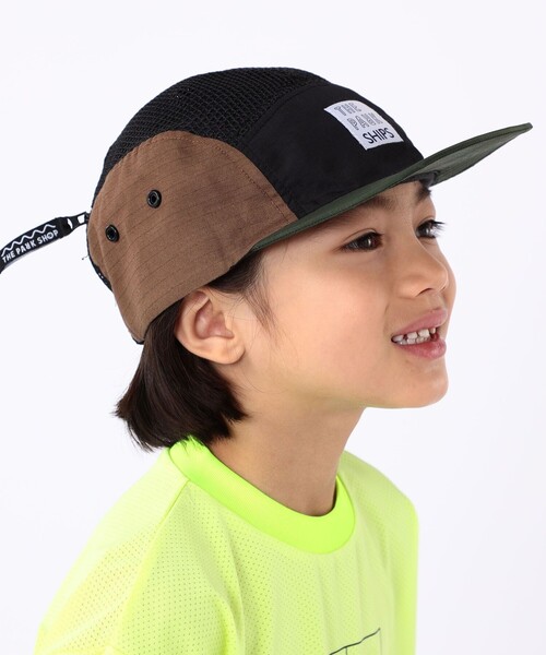THE PARK SHOP（ザパークショップ）の「【SHIPS KIDS別注】THE PARK SHOP:BALLPARK POKET CAP（キャップ・キッズ・オリーブ/ネイビー・ONE SIZE）」の4枚目の写真
