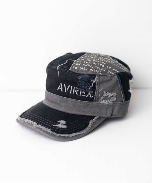 AVIREX(アヴィレックス)の「【RS】【AVIREX】Damege Work Cap(キャップ・メンズ・ネイビー/ベージュ/オリーブ/ブラック・FREE)」の3枚目の写真