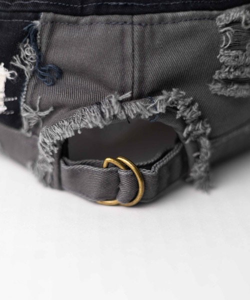 AVIREX(アヴィレックス)の「【RS】【AVIREX】Damege Work Cap(キャップ・メンズ・ネイビー/ベージュ/オリーブ/ブラック・FREE)」の7枚目の写真