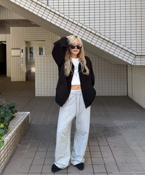 sedacle(セダクル)の「ダブルニースウェットパンツ(スウェットパンツ・メンズ・ブラック/グレー・SMALL/MEDIUM/LARGE)」の21枚目の写真