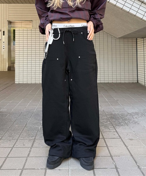 ダブルニースウェットパンツ（スウェットパンツ）｜sedacle（セダクル