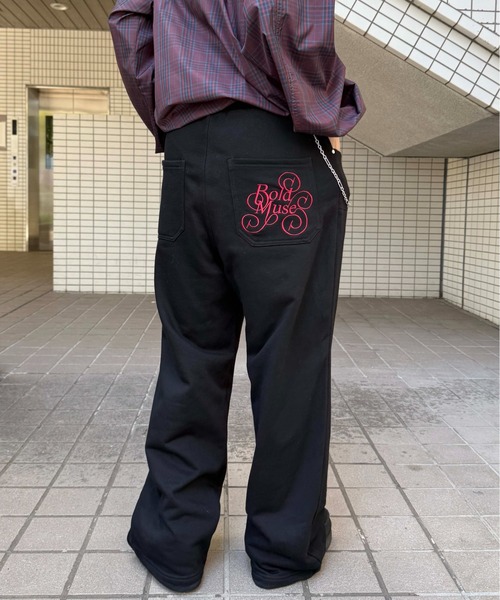sedacle(セダクル)の「ダブルニースウェットパンツ(スウェットパンツ・メンズ・ブラック/グレー・SMALL/MEDIUM/LARGE)」の6枚目の写真