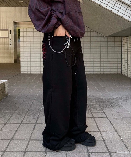 ダブルニースウェットパンツ（スウェットパンツ）｜sedacle