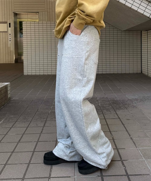 超激レア スウェットダブルニーパンツ 裏原 ストリート ダブルニースウェットパンツ（スウェットパンツ）｜sedacle（セダクル