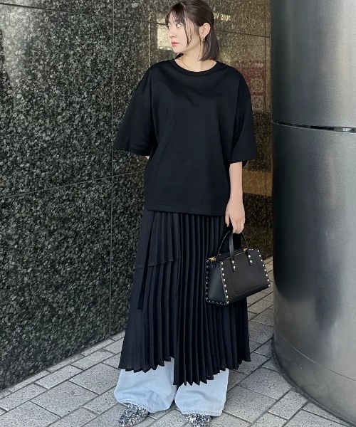 セール】(mici)PLEAT WRAP SKIRT（スカート）｜ROSE BUD（ローズバッド  